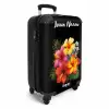 Tropische Bloemen in Street Art Stijl NBS - Handbagage koffer - Kinderen Unisex middel -productfoto_3d