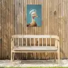 Eend - Koksmuts - Cute - Vogel Tuinposter op houten frame 2 cm dik klein -sfeer4