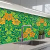 Bladeren - Bloemen - Boho - Hippie - Patronen keuken achterwand 2 middel 871 -3d_schuin