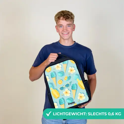 Ibiza icecream Rugzak - Zwart middel -sfeer7_NL