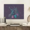 Rendier - Zonnebril - Neon - Kerstboom PET vilt klein -sfeer1