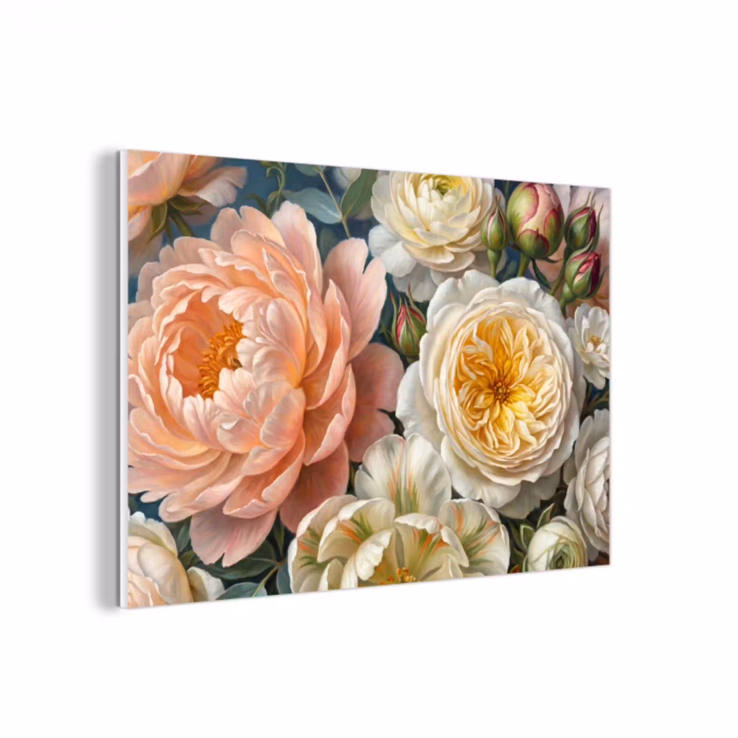 Bloemen - Boeket - Natuur - Klassiek - Kleurrijk forex 5mm xxl -3d
