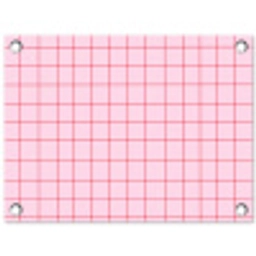 Raster - Patroon - Roze tuinposter los doek klein 239 -3d