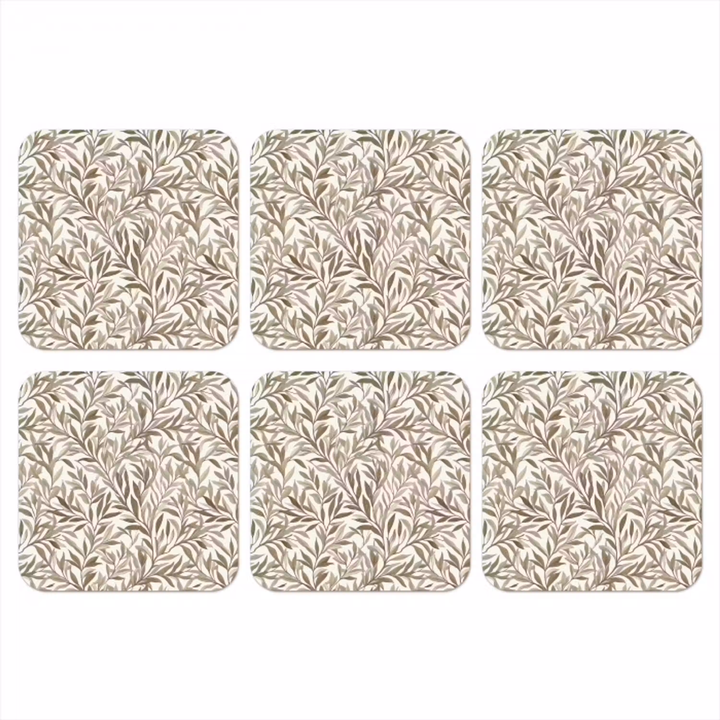 Takken - Botanisch - Taupe onderzetter kurk middel 366 -3d