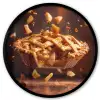 Appel - Taart - Warm - Eten Fotolijst rond zonder passe partout klein -3d