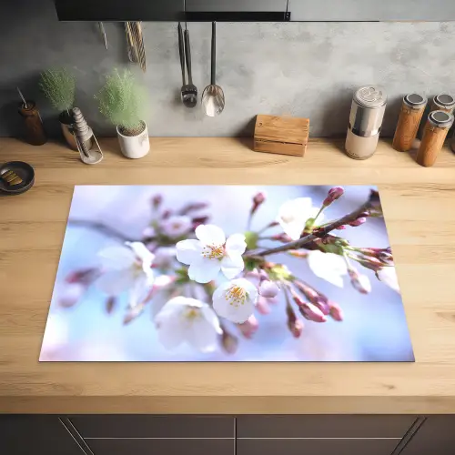 Bloemen - Sakura - Tak - Bloesem takken Inductie beschermer vinyl 3mm klein -sfeer5
