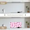 Roze - Hart - Lolly - Snoep keuken achterwand spatscherm klein -voor_na_NL