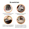 Smiley - Hart - Ogen - Patroon Inductie beschermer vinyl 3mm klein 276 -zzzzzzz-td-werking