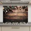 Kerstdecoratie - Houten - Dennenappel - Bruin keuken achterwand spatscherm klein -3d_website