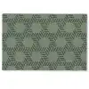 Patroon - Groen - Geometrisch Deurmat klein 898 -zkaufland3d