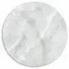 Marmer - Wit - Patronen - Steen - Marmerlook Wandcirkel kunststof plaat 5mm dik klein -3d