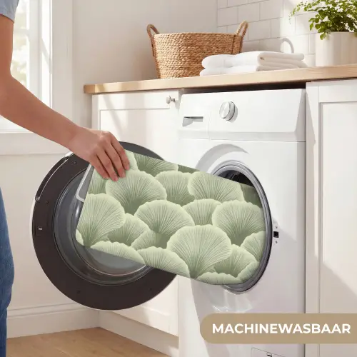 Waaier - Blad - Groen WCmat klein 1009 -USP_WasbaarNL
