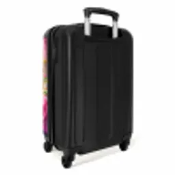 Roze regenboogkatje NBS - Handbagage koffer - Unisex middel -achterkant