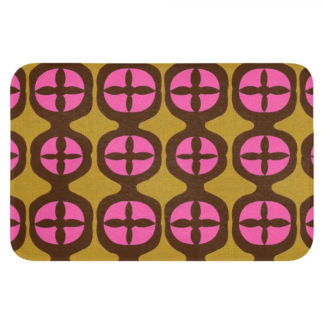 WC Mat - Modern - Patroon - Roze