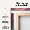 Melkweg - Neon - Sterrenhemel - Ruimte canvas 2cm klein -zzzsfeer2_topdoek
