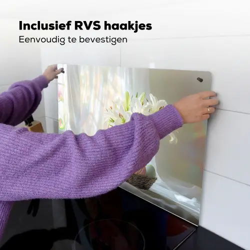 Vaas - Eieren - Bloemen Inductie beschemer met haakjes klein -ky-ophangen-nl