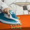 Oranje - Slow down you're doing fine - Retro Wandkleed katoen klein -tsfeer9_DE