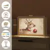 Kerst - Hert - Gewei - Kerstbal - Rendier Light Box met kabel (Tafellamp) klein -USP_websiteoverzichtNL