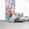 Takken - Bloesems - Roze fotobehang vinyl groot -slaapkamer