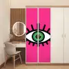 Minimalistisch - Oog - Roze deurposter klein -sfeer3