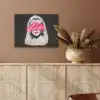 Neon - Letters - Vintage - Vrouw PET vilt klein -sfeer4
