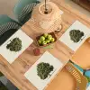 Eikenboom - Groen - Lichte achtergrond Placemat vinyl groot -zzsfeer5_Kitchenyeah-website