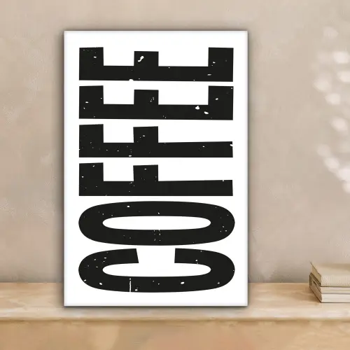 Koffie - Decoratie - Japandi - Vintage canvas 2cm klein -sfeer1