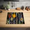 Mozaïek van Kruiden en Specerijen Inductie beschermer vinyl 3mm middel -sfeer5