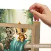 Zebra - Aap - Cartoon - Waterval Light Box met kabel (Kinderlampje) klein -USP_websiteprintNL