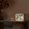 Luxe - Marmer - Groen Light Box met kabel (Tafellamp) klein -sfeer4