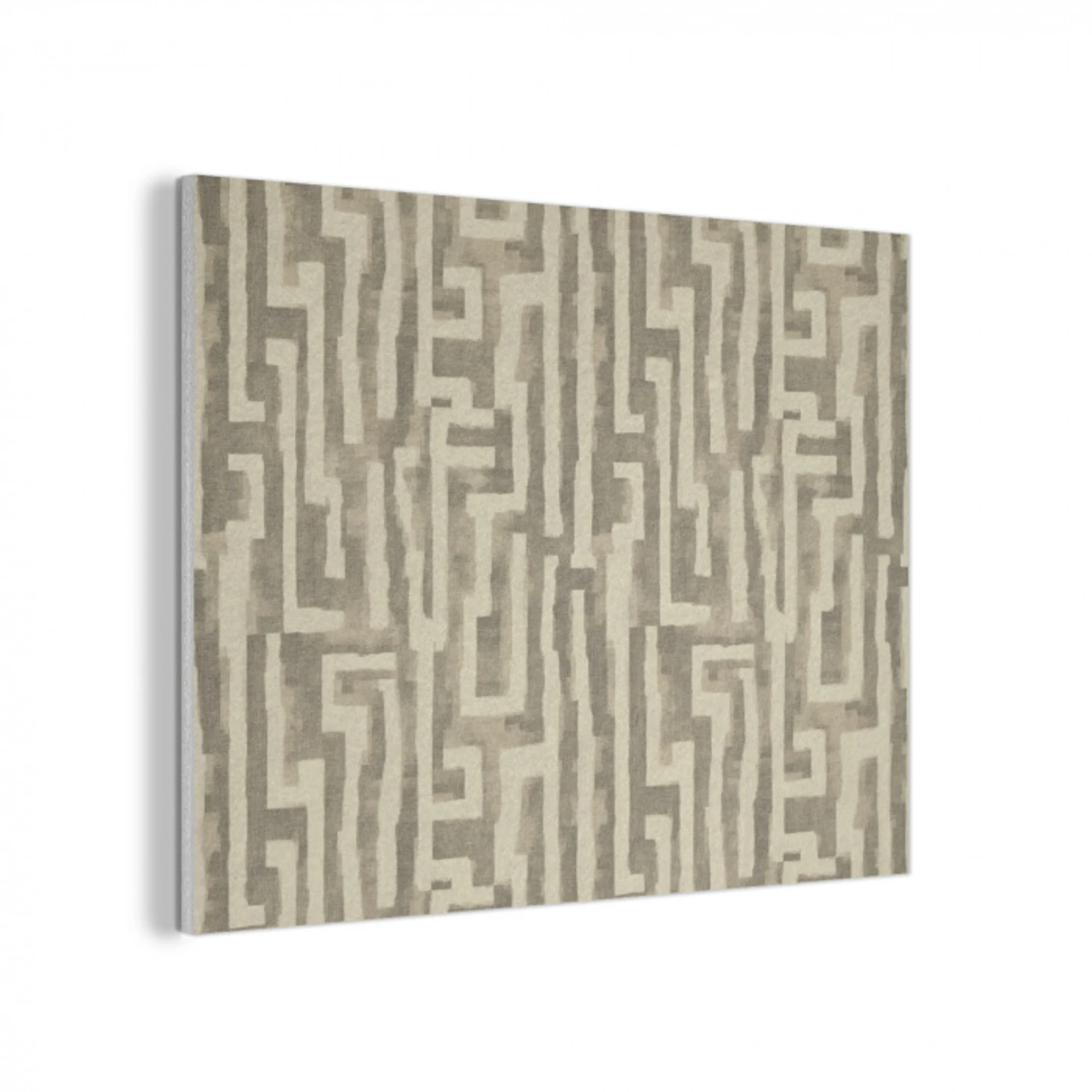 Abstract - Geometrisch - Groen PET vilt klein 837 -3d
