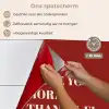 Rood - Quote - Liefde keuken achterwand spatscherm klein -spatscherm_NL