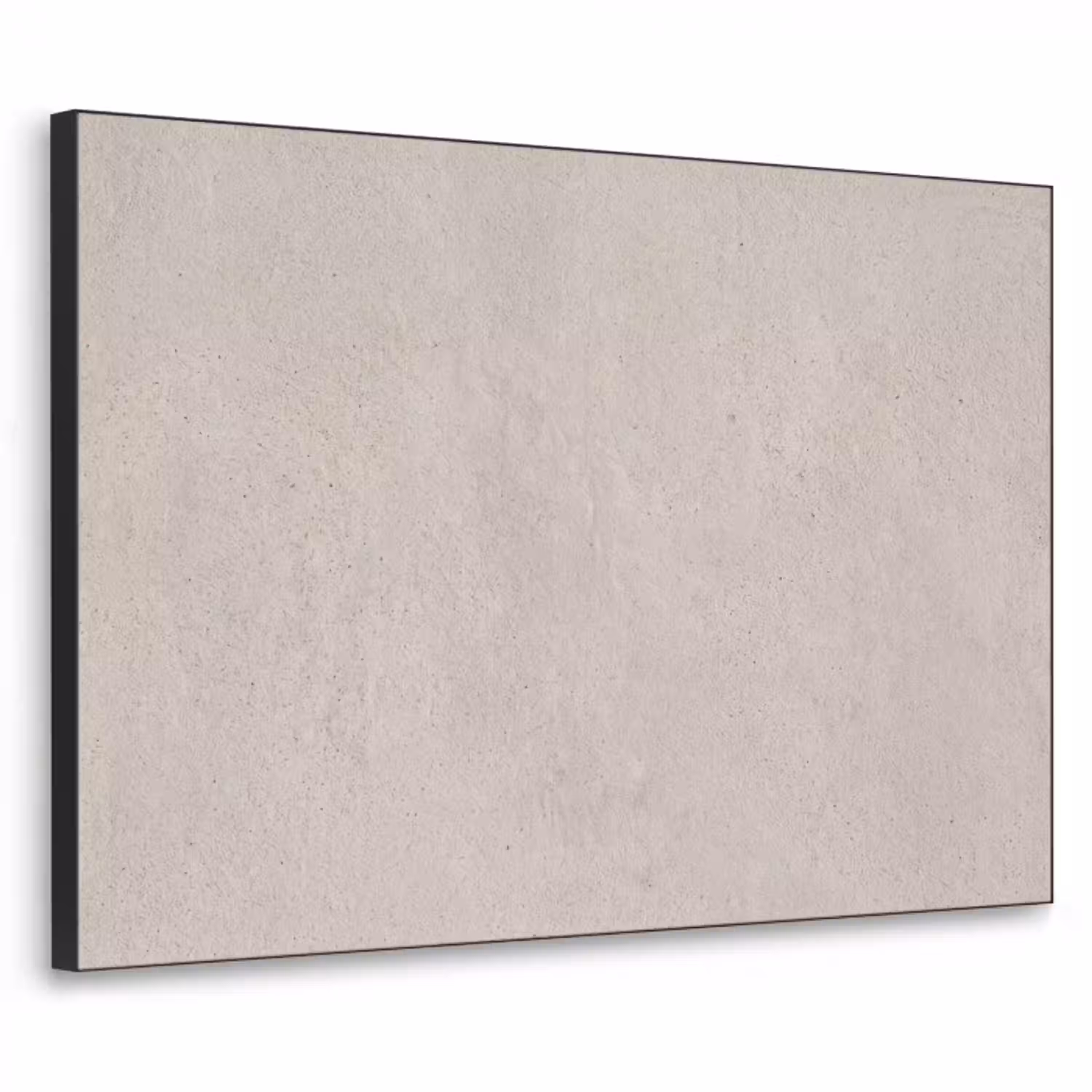 Textuur - Effen - Abstract - Beige Textielframe zwart klein -3d