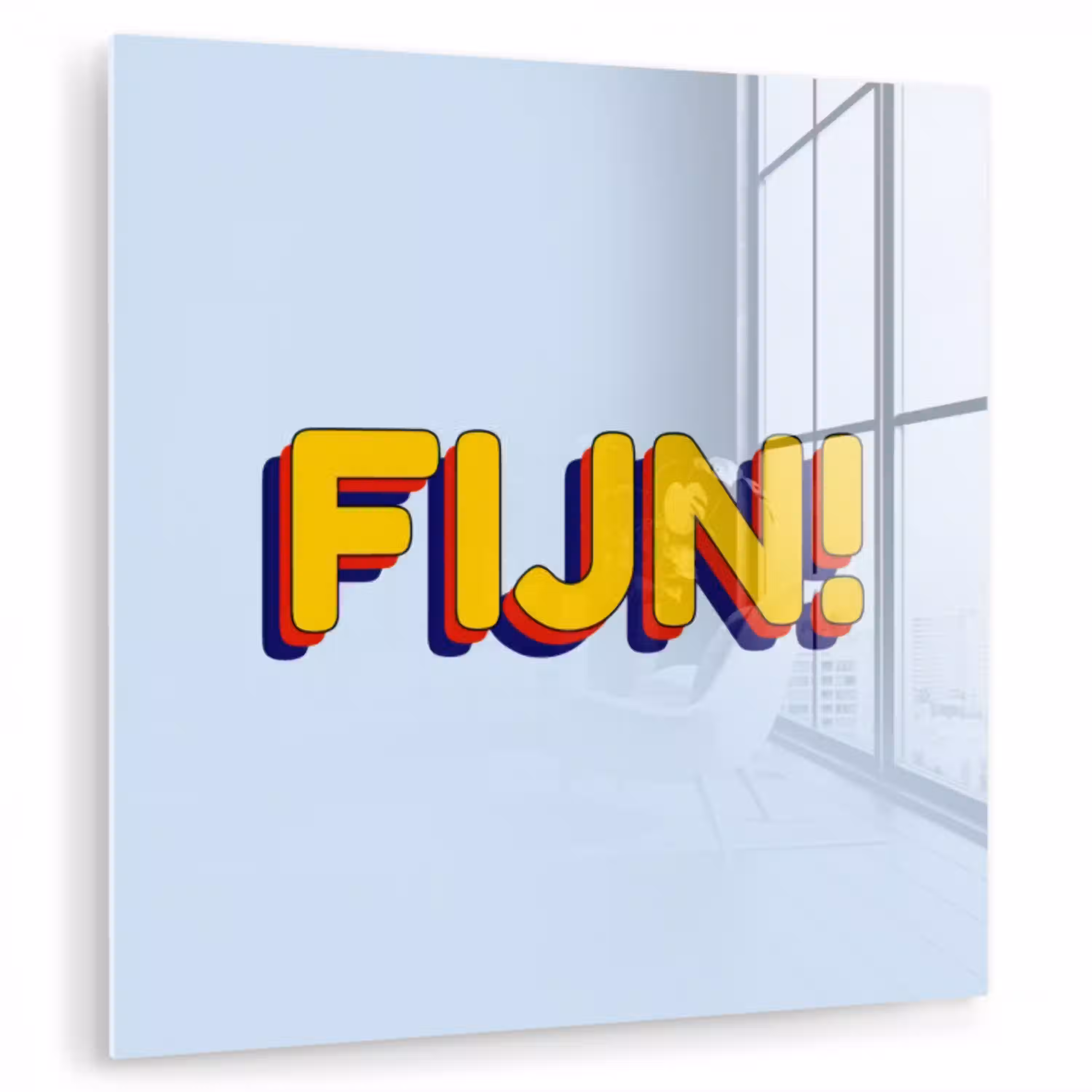 Fijn - Geel - Oranje plexiglas 5mm klein -zzzproduct_nieuw