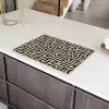 Grafisch - Lijnen - Zwart Inductie beschermer vinyl 3mm klein 276 -sfeer8