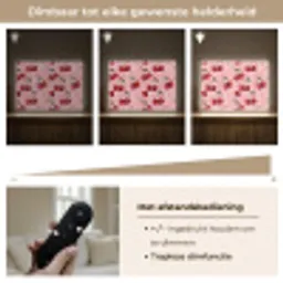 Kersen - Blokken - Rood Light Box met batterij (Wandlamp) middel 907 -USP_dimbaarNL