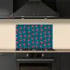 Blauwgroen - Appels - Vruchten keuken achterwand spatscherm klein 900 -sfeer1