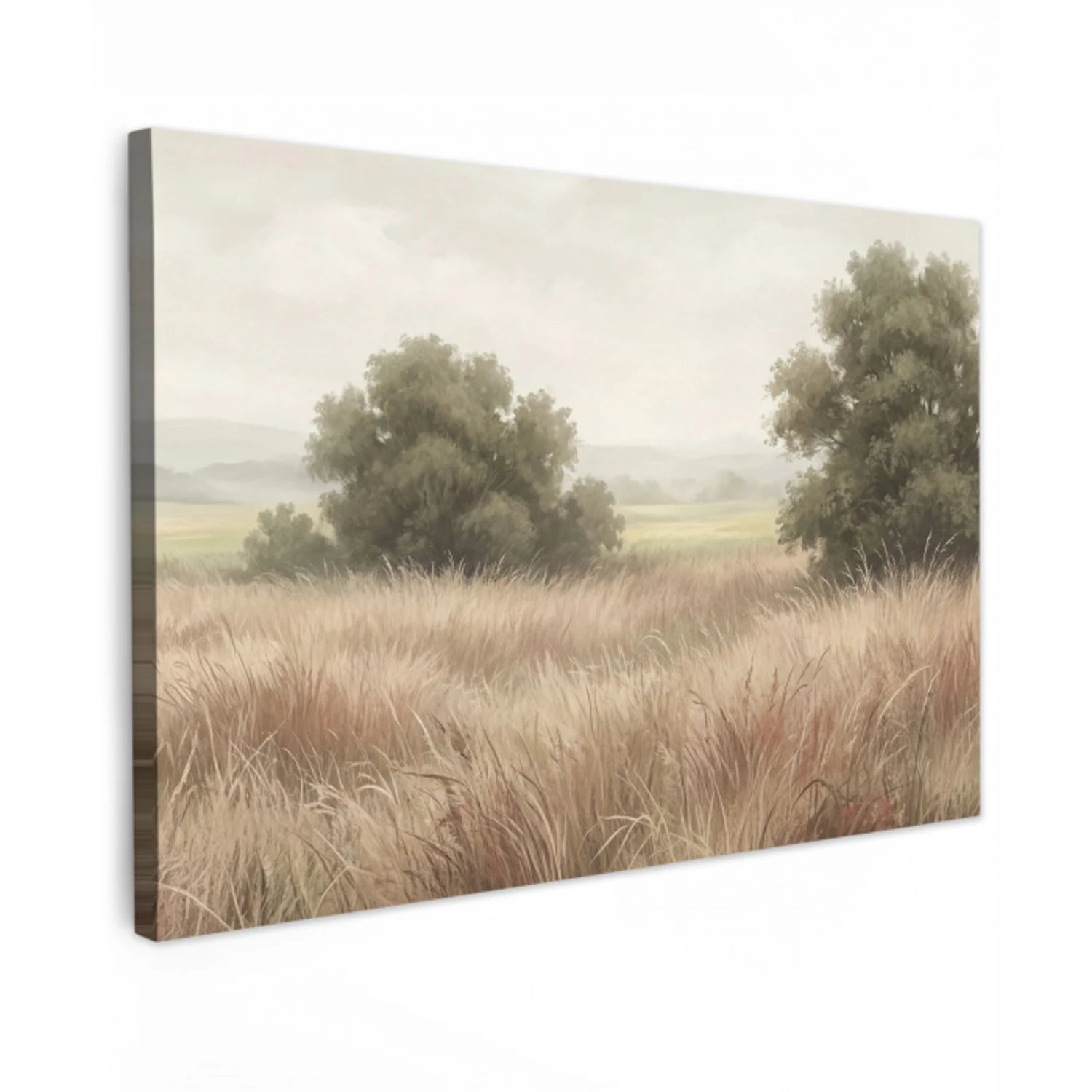 Landschap - Minimalistisch - Beige canvas 2cm klein -z3d