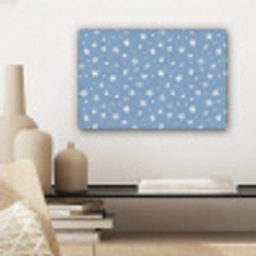 Sterretjes - Patroon - Blauw canvas 2cm klein 34 -sfeer6