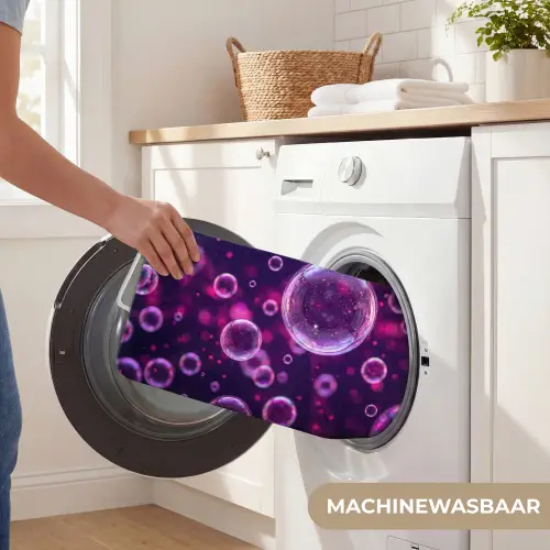Paars - Bubbels - Schuim WCmat klein -USP_WasbaarNL
