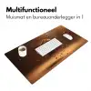 Taart - Chocolade - Eten - Brownie Muismat XXL klein -sfeer4