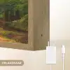Bos - Pad - Bomen - Groen - Zon - Natuur Light Box met batterij (Wandlamp) middel -USP_websiteoplaadbaarNL
