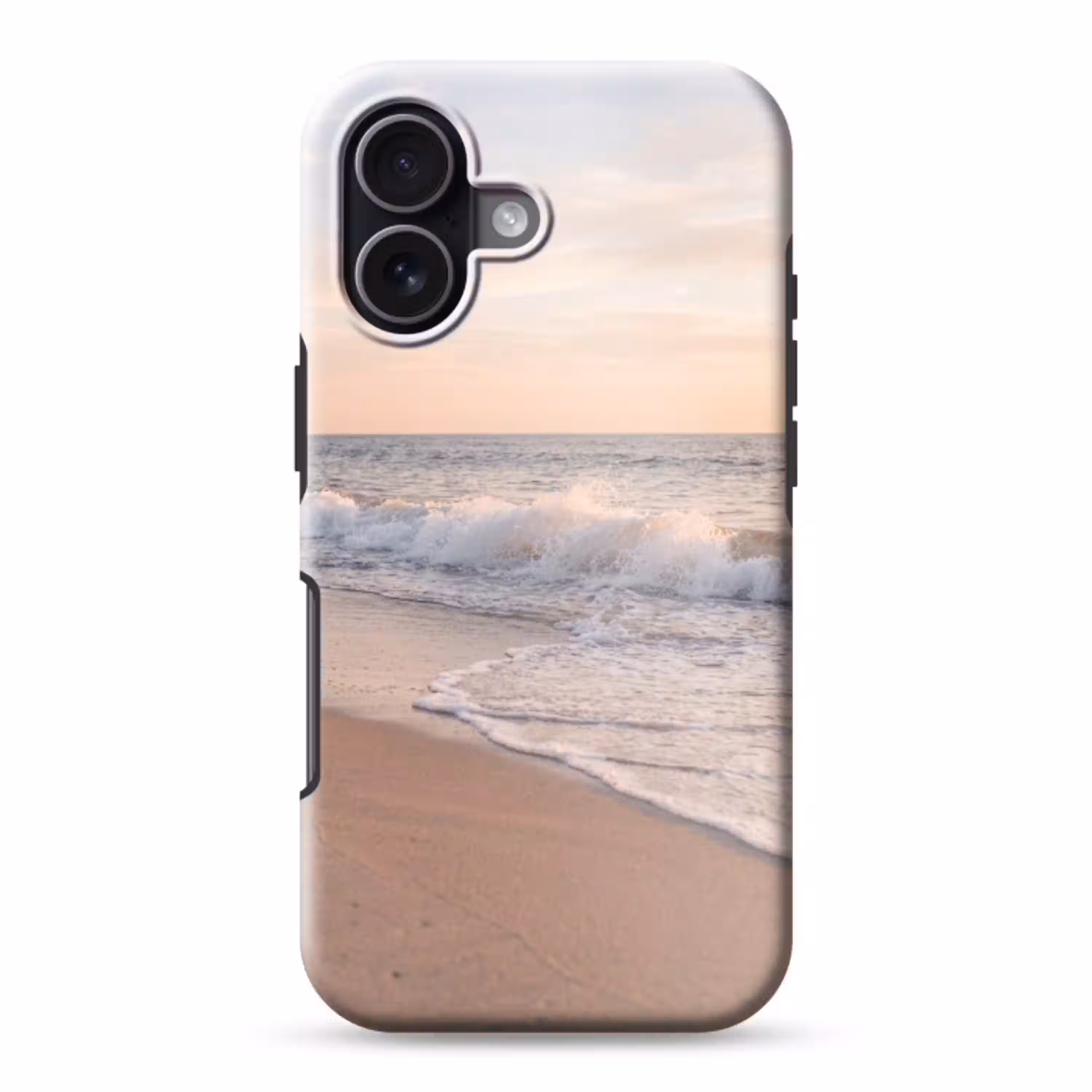 Strand - Zee - Golven - Natuur - Zonsondergang Toughcase MagSafe Apple iPhone 17 klein -3d