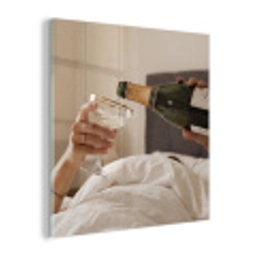 Champagne - Bed - Bubbels plexiglas 5mm klein -z3d