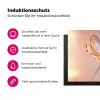 Glazen - Bloem - Roze Inductie beschermer vinyl 3mm klein -zzzzzzz-lf-ups