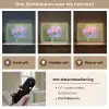 Bloem - Close up - Paars Light Box met batterij (Wandlamp) middel -USP_lichtkleurNL