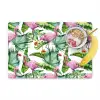 Bladeren - Flamingo - Bloemen - Jungle Placemat vinyl groot -zzzproduct_Kitchenyeah-website