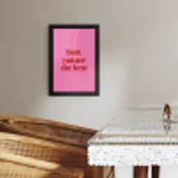 Moeder - Boodschap -Roze KitchenYeah - Keuken - Fotolijst klein -sfeer3
