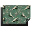 Kersenbloesem - Kraamvogels - Groen Inductie beschermer vinyl 3mm klein 276 -3d