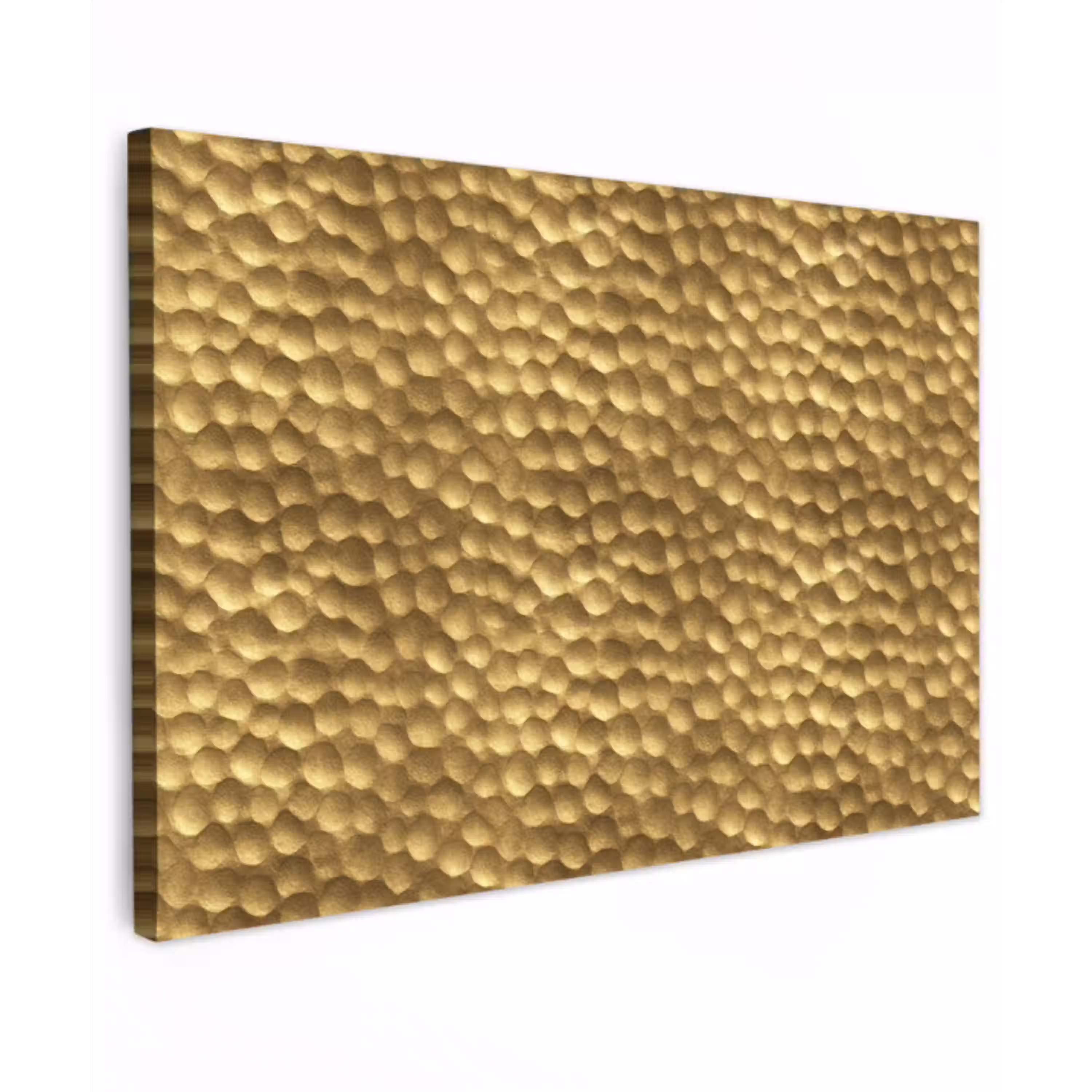 Metaal - Dynamisch - Goud canvas 2cm klein 34 -z3d